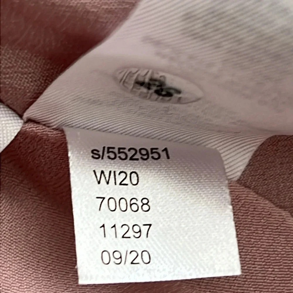 Loft Rose Gold Mesh Sequin Midi A-Line Skirt Lined Side Zip Size 10P NWT - Picture 12 of 12